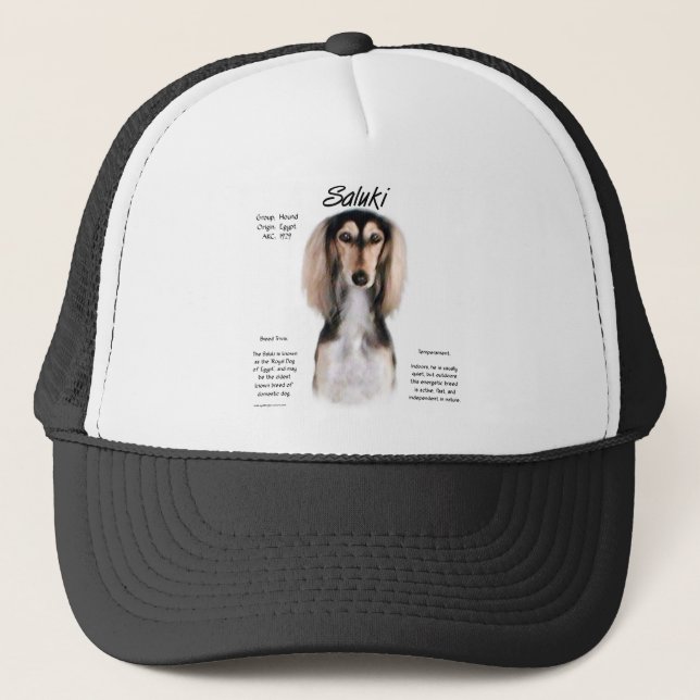 Boné Design de História de Saluki (Frente)