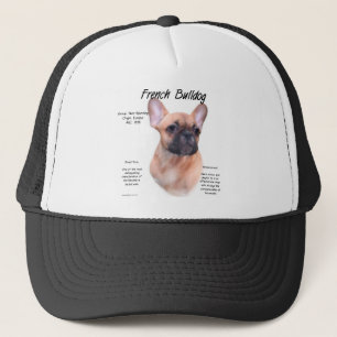Boné Design de História do Buldogue Francês