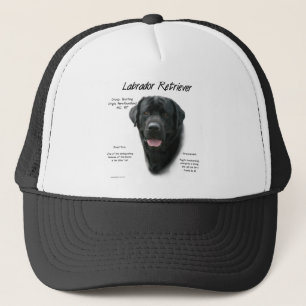 Boné Design de História do Labrador Retriever (preto)