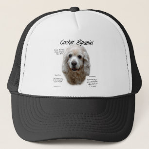 Boné Design de Histórico do Cocker Spaniel (buff)