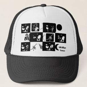 Boné Design de Jackolantern & de aliens