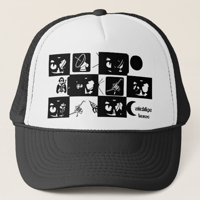 Boné Design de Jackolantern & de aliens (Frente)