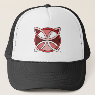 Boné Design de Knotwork do céltico - vermelho de