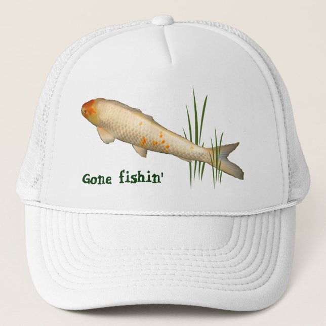 Boné Design de Koi - Fishin ido (Frente)