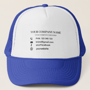 Boné Design de Logo Personalizado para Promoções de Emp