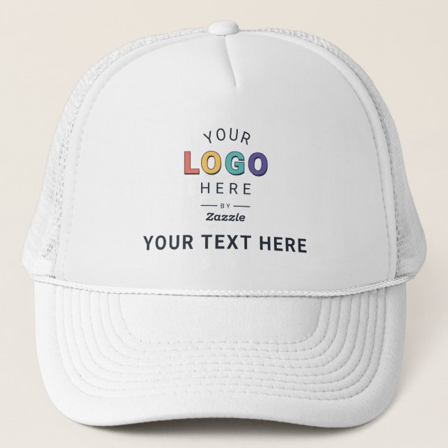 Boné Design de Logotipo Personalizado da Empresa (Frente)