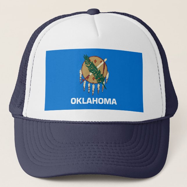 Boné Design de Sinalizador do Estado de Oklahoma (Frente)