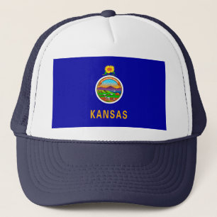 Boné Design de Sinalizador do Estado do Kansas