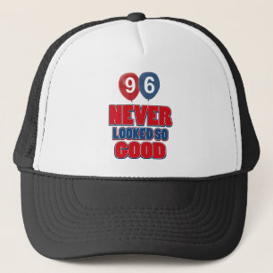 Boné Design do aniversário das pessoas de 96 anos