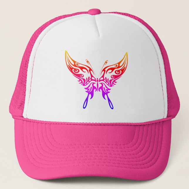 Boné Design do Baseball Hat 'Butterfly Aura' (Frente)