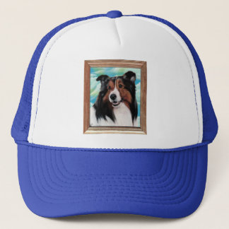 Boné Design do chapéu da pintura de Sheltie
