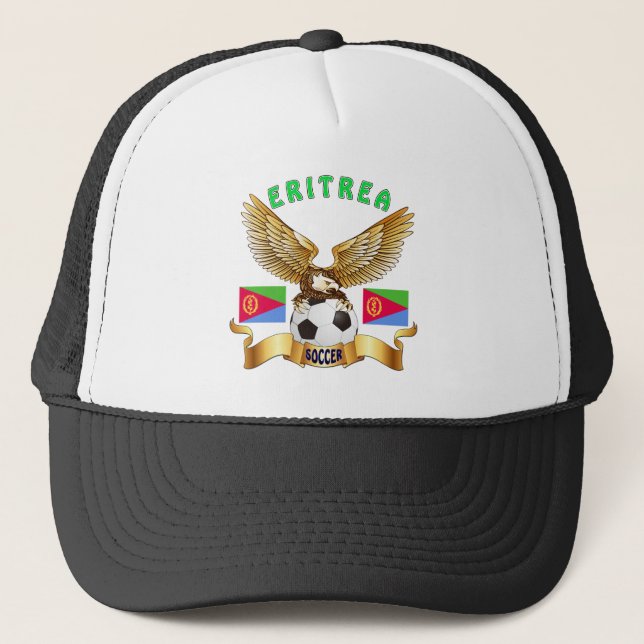 Boné Design do futebol de Eritrea (Frente)