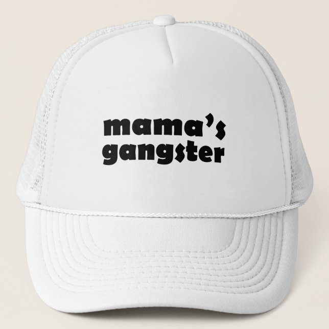 Boné Design engraçada do gangster Mamas (Frente)