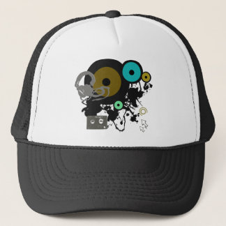 Boné Design gráfico da música!