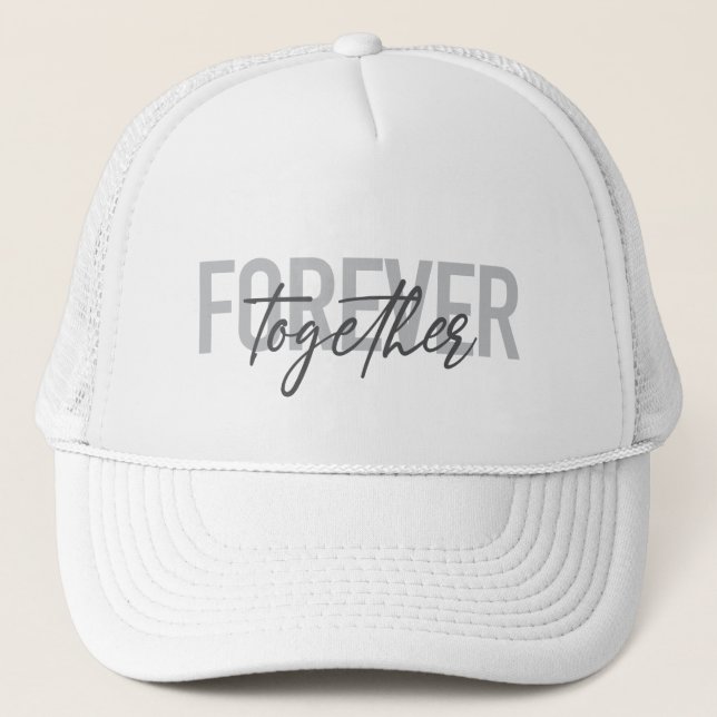 Boné Design moderno, simples e legal do Forever Juntos (Frente)