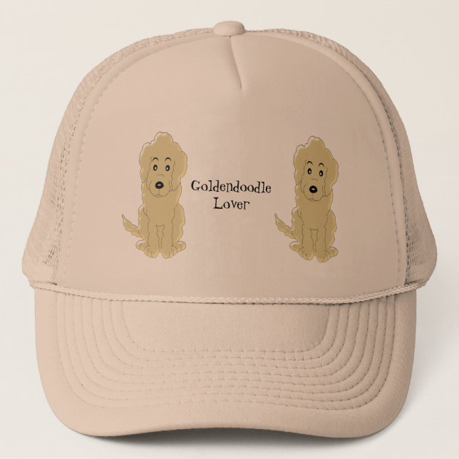 Boné Design personalizado do cão de Goldendoodle (Frente)