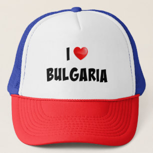 Boné Design personalizado "I Love Bulgária"