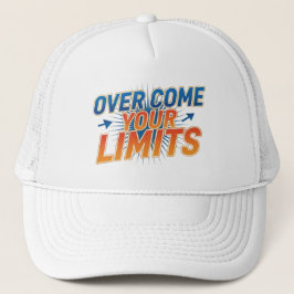 Boné Design Retro de Explosão Motivacional