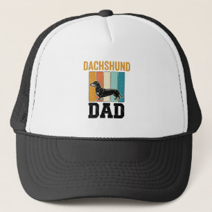 Boné Design Vetorial Amante de Cachorro Pai Dachshund V