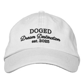 Boné Destino dos Sonhos CINTOS - bordado preto