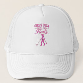 Boné Detecção de Metal Pink Lady