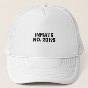 Boné detento No. 20195