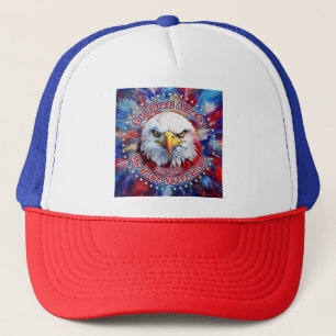 Boné Deus Abençoe a América Minha Doce Casa Red Eagle F