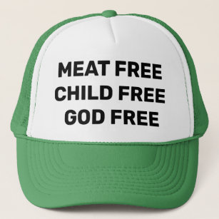Boné Deus da criança da carne LIVRE (ateu da