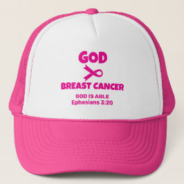 Boné DEUS É MAIOR DO QUE O CANCER-ALMA Christian