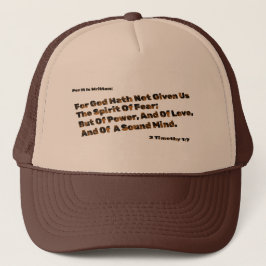 Boné Deus Hath Não Nos Deu O Espírito Do Medo