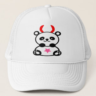 Boné ♫ ♥ Devilish Cute Baby-Panda Trucker Hat ☐