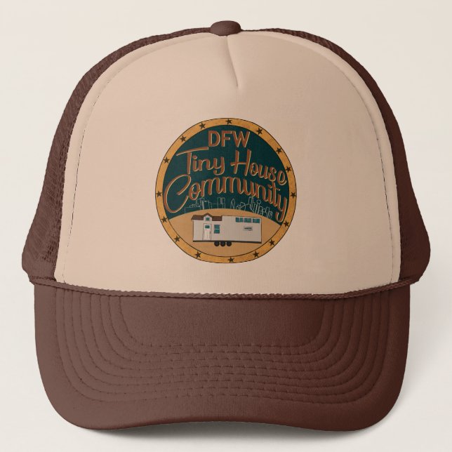 Boné DFW Tiny House Community Trucker Hat (Frente)