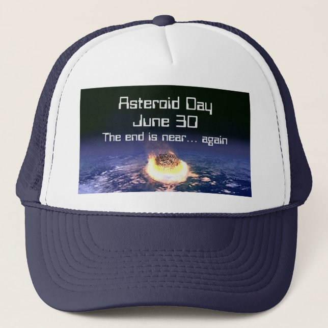 Boné Dia Asteroide 30 de junho (Frente)