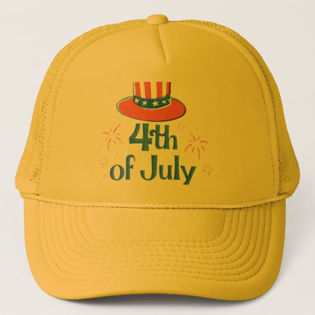 Boné Dia da Independência do Trucker Hat (Frente)