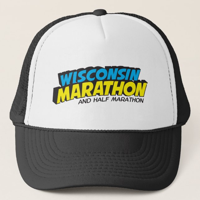 Boné Dia da raça de maratona de Wisconsin (Frente)