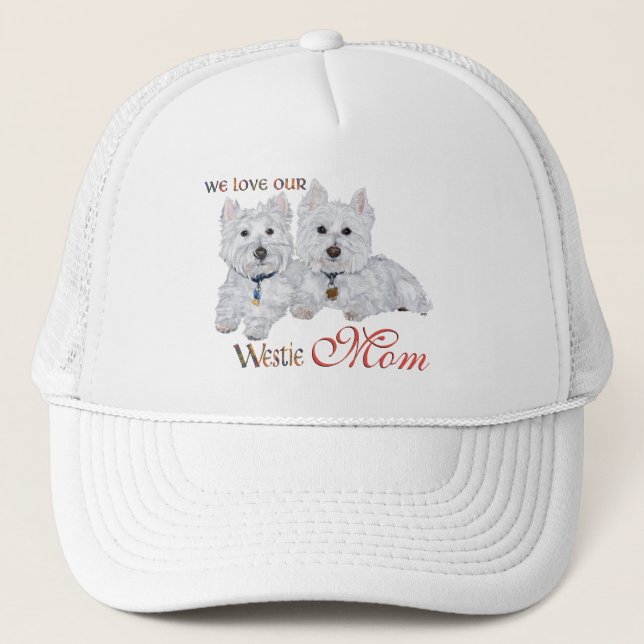 Boné Dia das Mães West Highland Terriers (Frente)