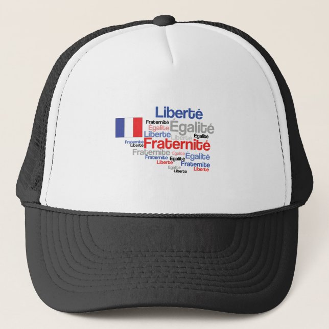 Boné Dia de Bastille francês da fraternidade da (Frente)