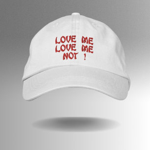 Boné dia de os namorados "Ame-Me, Ame-Me Não"