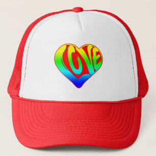 Boné Dia de os namorados Colorida do Amor