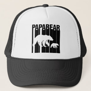 Boné Dia de os pais do Pai Papabear Urso.