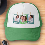 Boné Dia de os pais | Melhor Colagem de Fotografias Eve<br><div class="desc">Carregue suas fotos favoritas para fazer seu próprio presente personalizado de dia de os pais.</div>