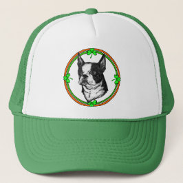 Boné Dia de São Patrício de Boston Terrier
