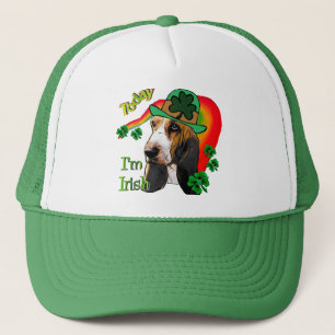 Boné Dia de São Patrício de Hound Basset