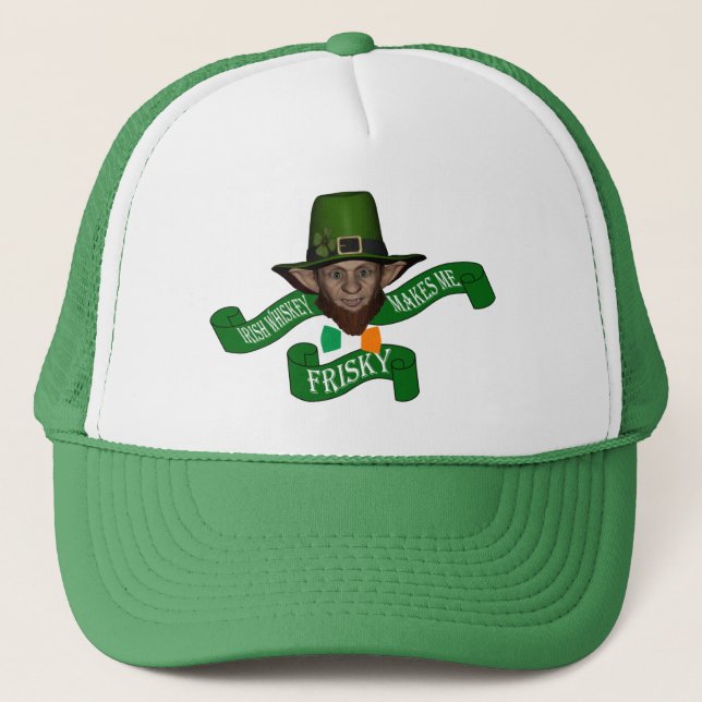 Boné Dia de São Patrício de whiskey irlandês (Frente)
