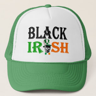 Boné Dia de São Patrício irlandês preto