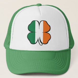 Boné Dia de São Patrício Shamrock Clover da Irlanda Fla