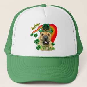 Boné Dia de Shar-Pei St Patrick do chinês