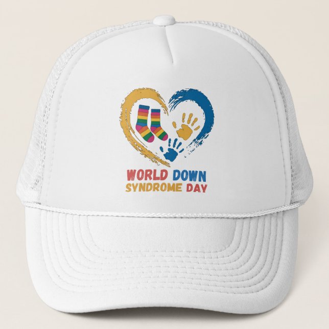 Boné Dia Mundial da Síndrome de Down Conscientização Ap (Frente)
