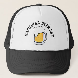 Boné Dia Nacional da Cerveja Abril 7 Holiday Hat Engraç