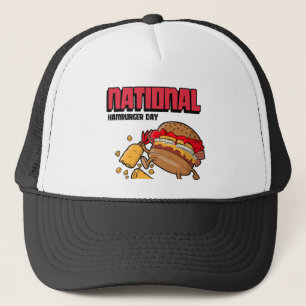 Boné Dia Nacional do Hamburger